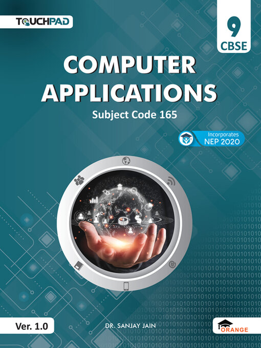Title details for Touchpad Computer Applications Class 9 by Sanjay Jain - Wait list